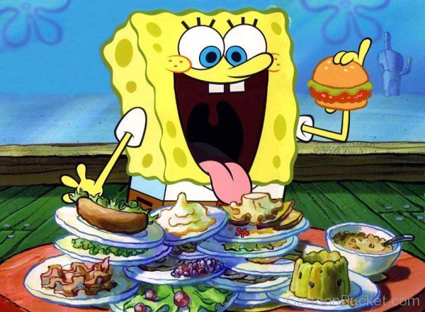 Spongebob Eating Food