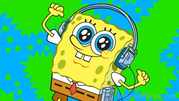 Spongebob Enjoying Music