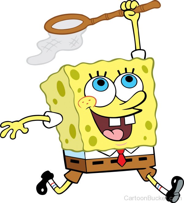 Spongebob Holding Net