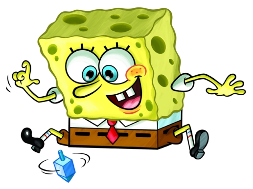 Spongebob Looking At Phone
