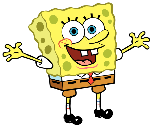 Spongebob Looking Happy