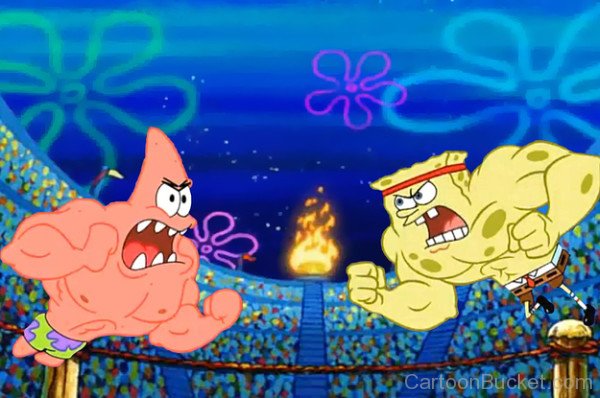 Spongebob Vs Patrick In Ring