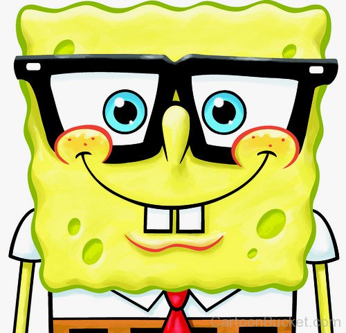 Spongebob Weared Big Specs