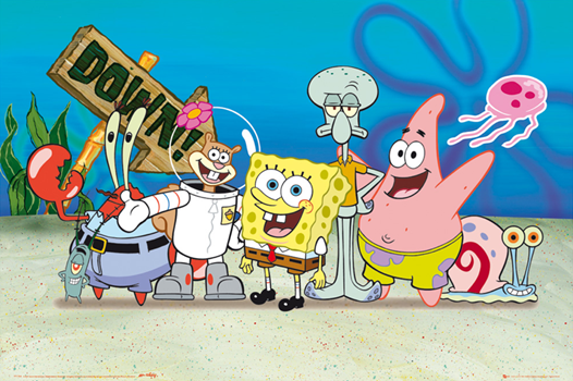 Spongebob With His Friends
