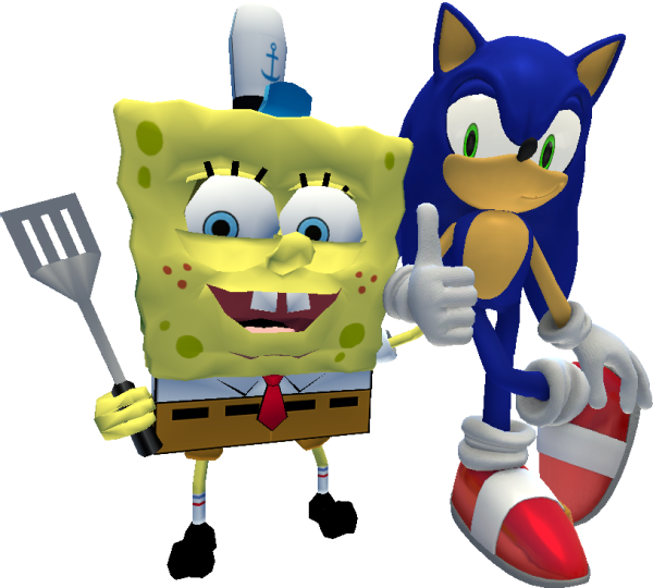 Spongebob With Sonic