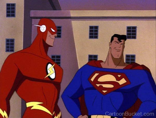 The Flash With The Superman