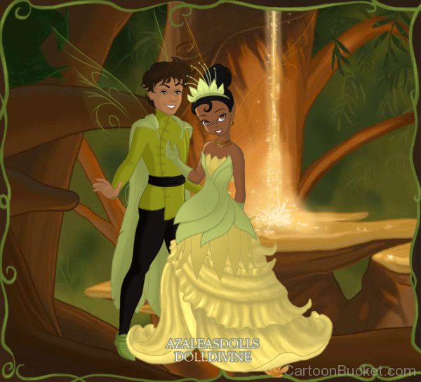 Tiana And Naveen Frame Picture