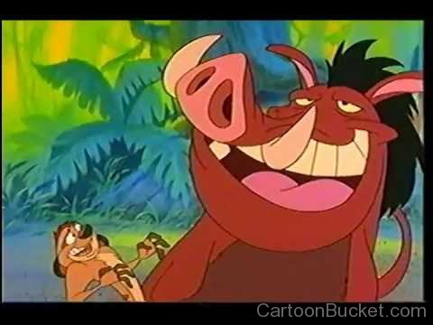Timon And Pumbaa Laughing