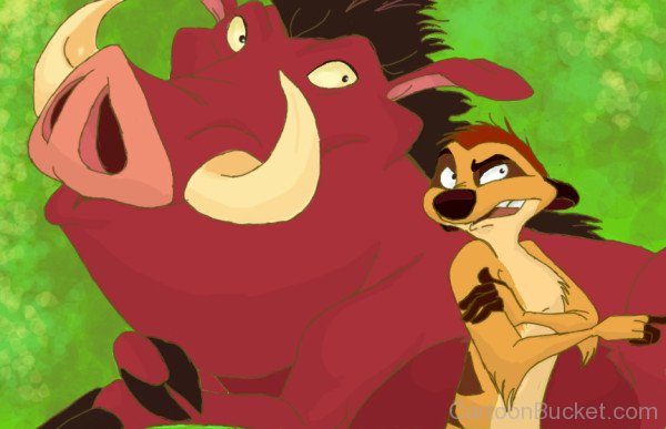 Timon And Pumbaa Looking Strange