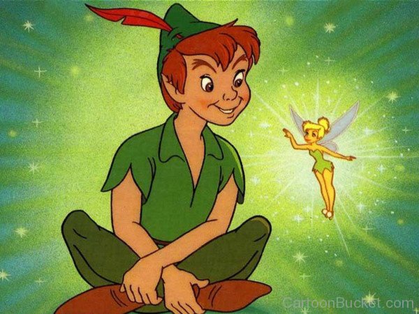 Tinkerbell And Peter Pan Image
