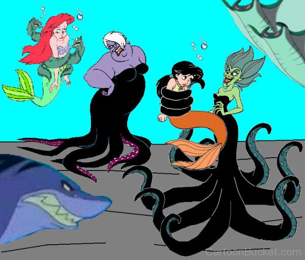 Ursula And Morgana Vs Melody And Ariel