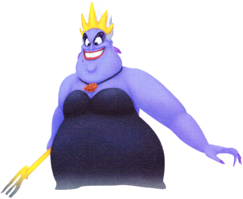 Ursula Wearing Crown