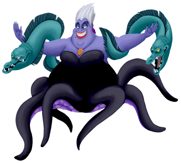 Ursula With Her Eels