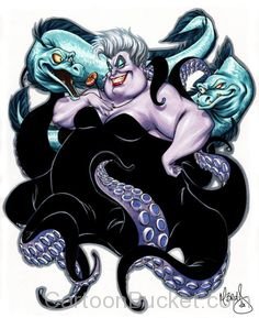 Ursula With Her Eels Image