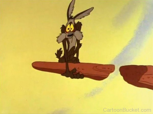 Wile.E Coyote Looking Scared