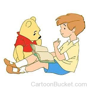 Winnie The Pooh And Christopher Robin Reading Book