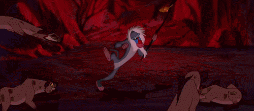 Animated Fighting Picture Of Rafiki