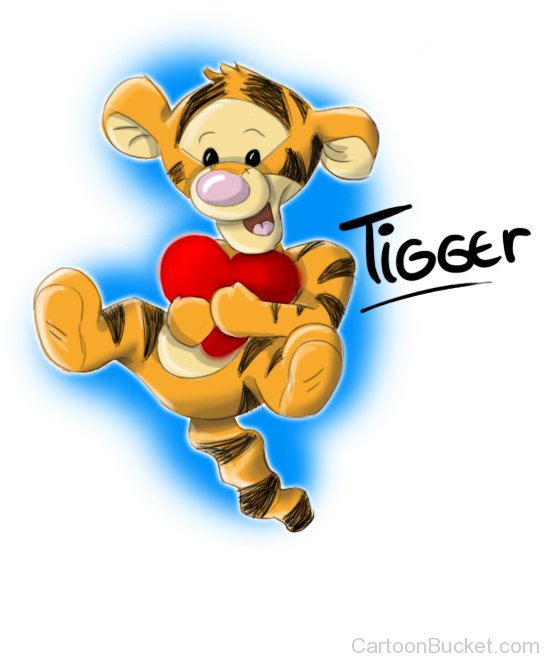 Baby Tigger With Heart