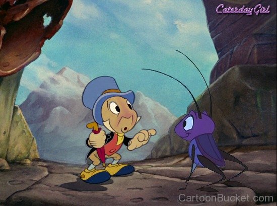 Jiminy Looking Strange At Lucky