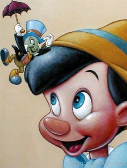 Jiminy With Pinocchio