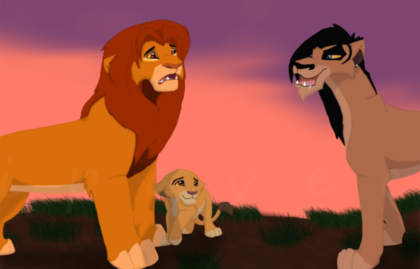Kiara With Simba And Andy Biersack