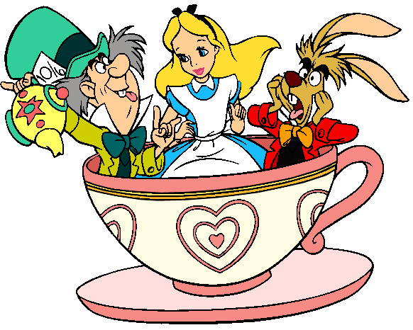 March Hare With Alice And Mad Hatter