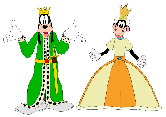 Queen Clarabelle And King Goofy