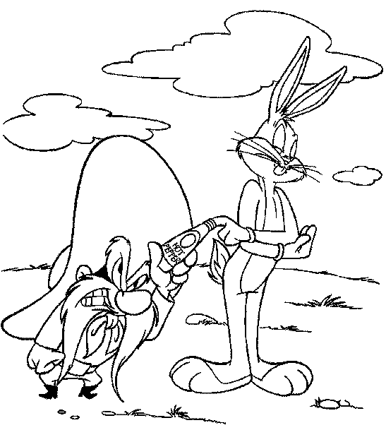 Sketch Of Yosemite And Bunny