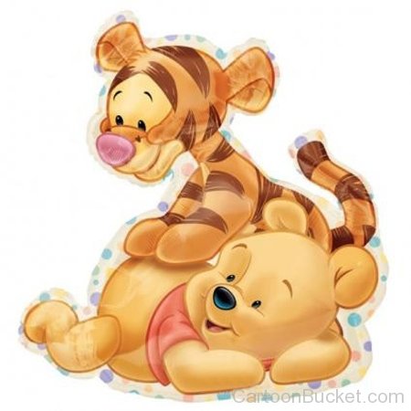 Tigger Playing With Pooh