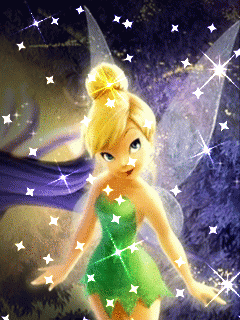 Tinkerbell Twinkling Stars Animated Picture