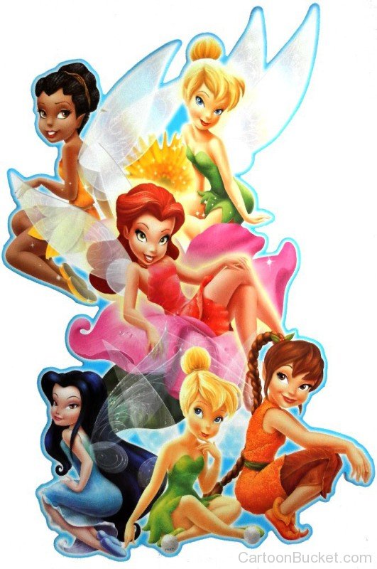 Tinkerbell With Fairies