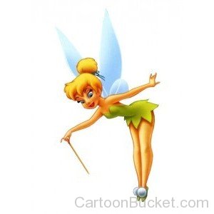 Tinkerbell With Her Magic Stick