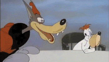 Wolf And Droopy Dog Animated Picture