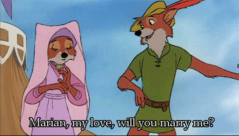 Animated Image Of Maid Marian And Robin Hood-ds339