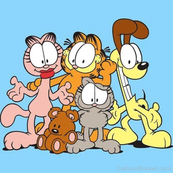 Arlene,Garfield,Odie,Nermal And Pooky-jhy610