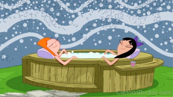 Candace And Stacy Hot Tubbing Together-cn608