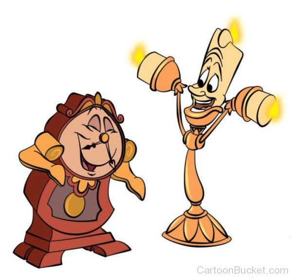 Cogsworth And Lumiere Laughing-gh104