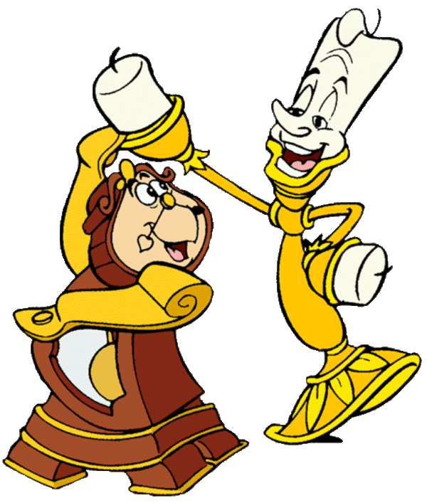 Cogsworth Dancing With Lumiere-gh109