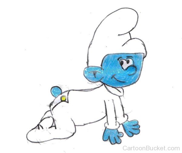Drawing Of Baby Smurf-gh611