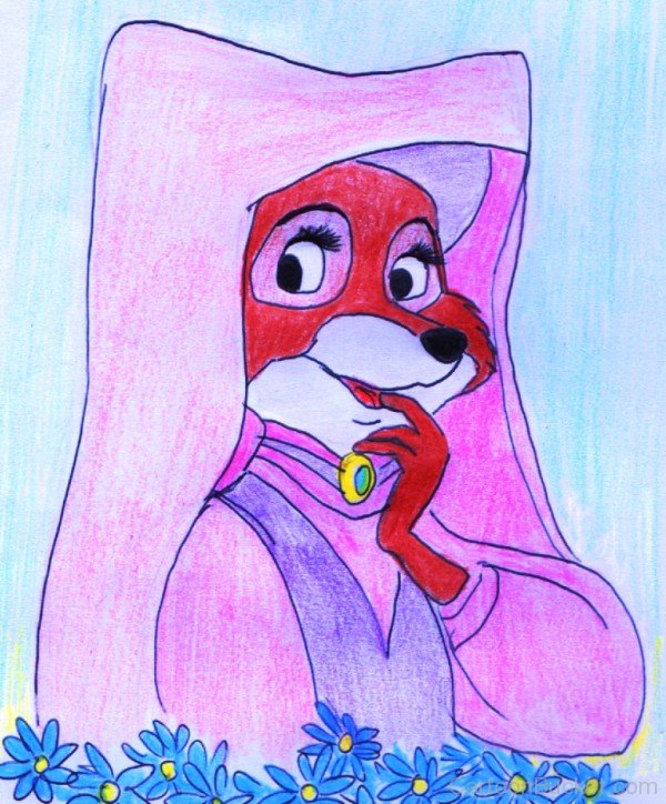 Drawing Of Maid Marian-ds304