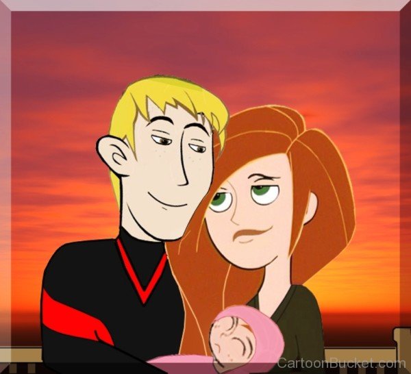 Kim Possible With Ron And Her Baby Girl-ad138