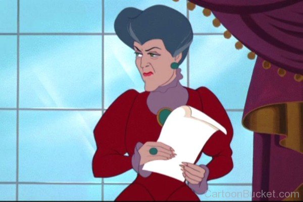 Lady Tremaine Holding Paper-nb507