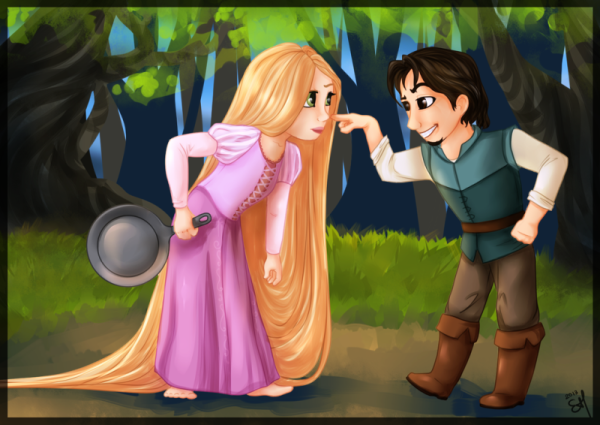 Little Rapunzel And Flynn-wwe319