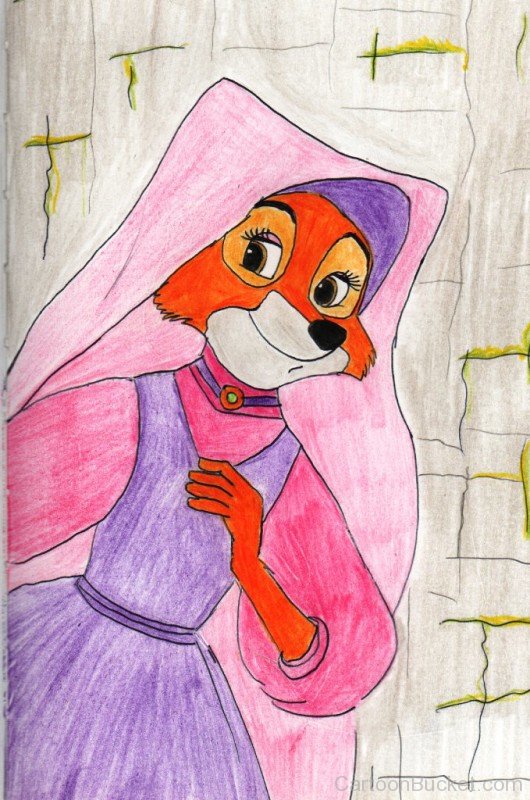 Maid Marian Drawing-ds319