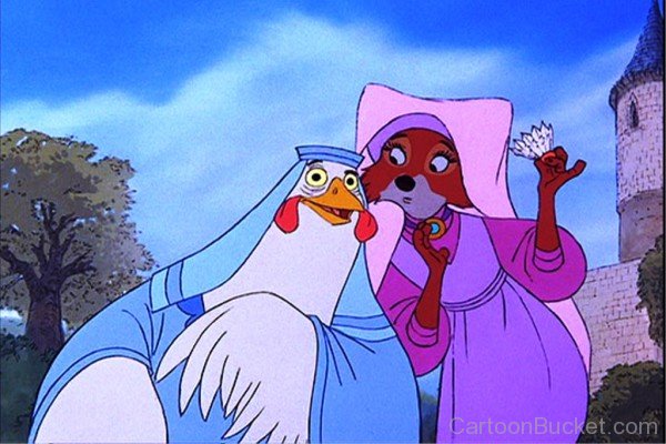 Maid Marian Talking With Lady Kluck-ds330