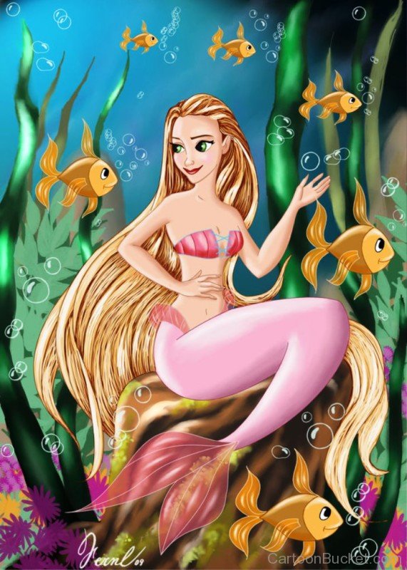 Mermaid Rapunzel-wwe323