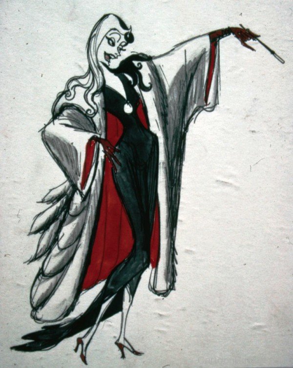 Painting Of Cruella-hg324