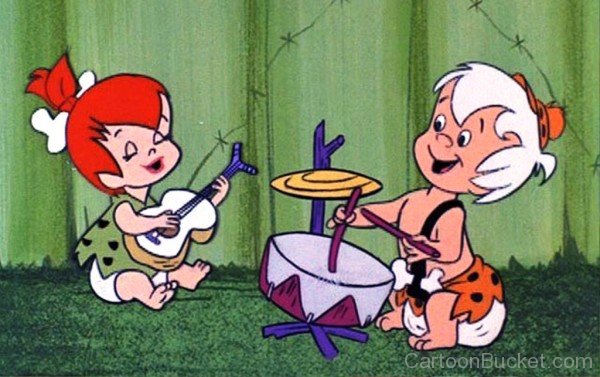 Pebbles Singing Song With Bamm Bamm Rubble-fd213