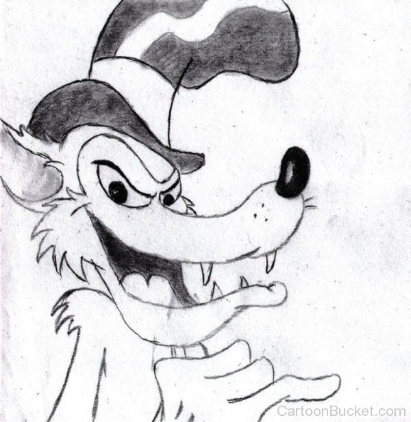Pencil Sketch Of Zeke Wolf.jpg '-ds405