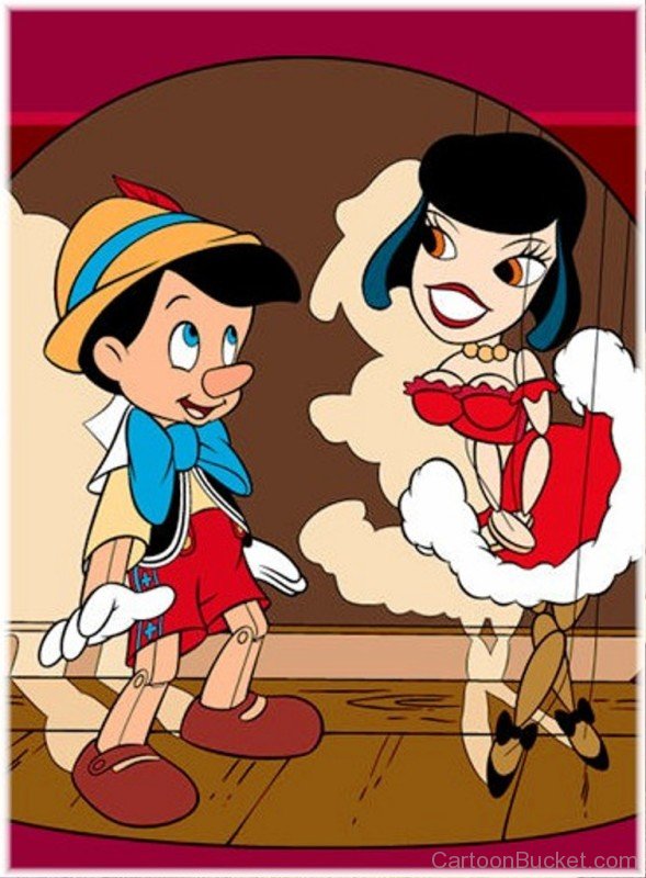Pinocchio Looking At Puppet Girl-dc423